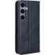 Чехол-книжка Deexe Retro Style для Samsung Galaxy S26 FE - Blue (412779L). Фото 8 из 19