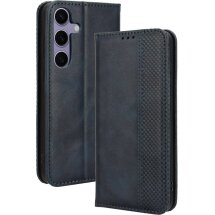 Чехол-книжка Deexe Retro Style для Samsung Galaxy S26 FE - Blue: фото 1 из 19