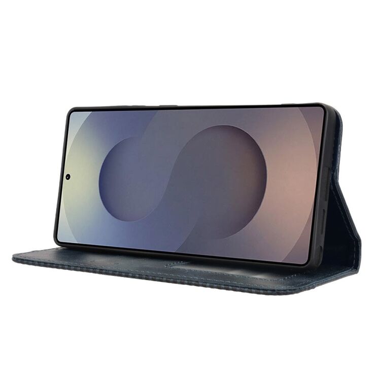 Чохол-книжка Deexe Retro Style для Samsung Galaxy S26 Ultra (S948) - Blue: фото 7 з 20