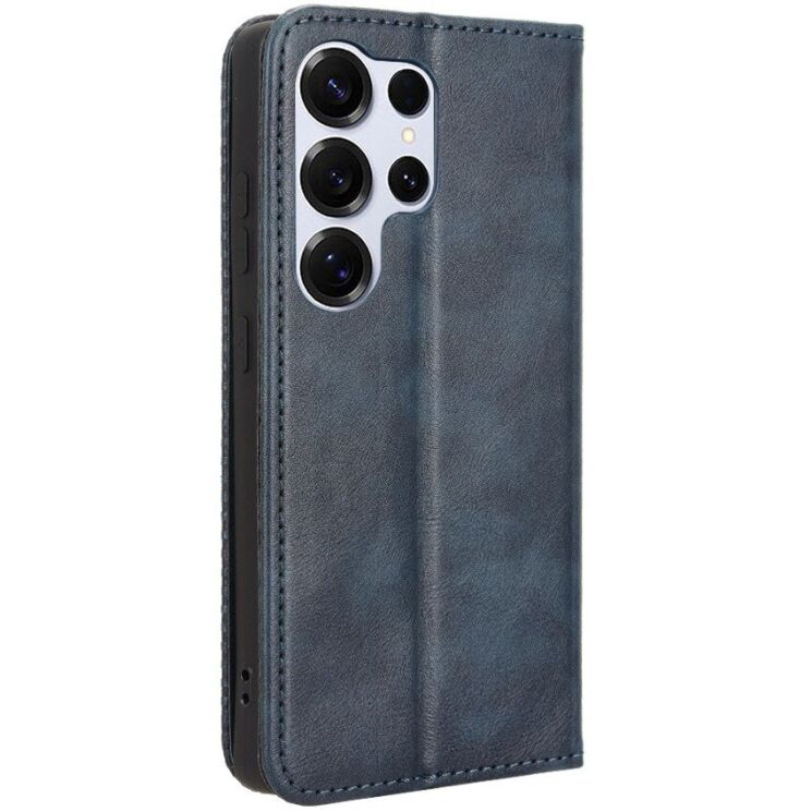 Чохол-книжка Deexe Retro Style для Samsung Galaxy S26 Ultra (S948) - Blue: фото 8 з 20