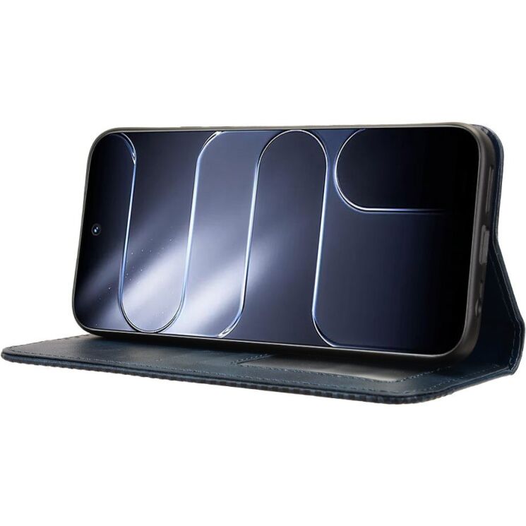 Чохол-книжка Deexe Retro Style для TECNO Spark 50 Pro - Blue: фото 7 з 20