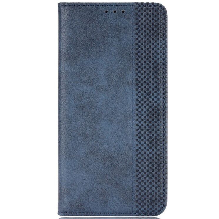 Чохол-книжка Deexe Retro Style для TECNO Spark 50 Pro - Blue: фото 3 з 20