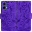 Чехол-книжка Deexe Tiger для Motorola Moto G85 - Purple (357006V)