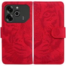 Чехол-книжка Deexe Tiger для TECNO Pova 6 - Red: фото 1 из 7