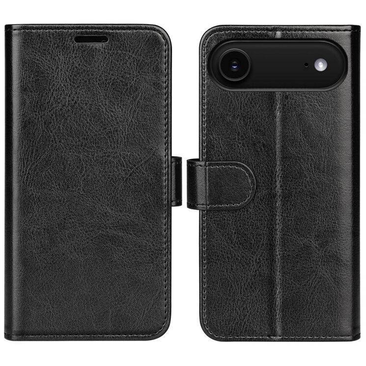 Чехол-книжка Deexe Wallet Style для Apple iPhone 17 Air - Black: фото 1 из 13