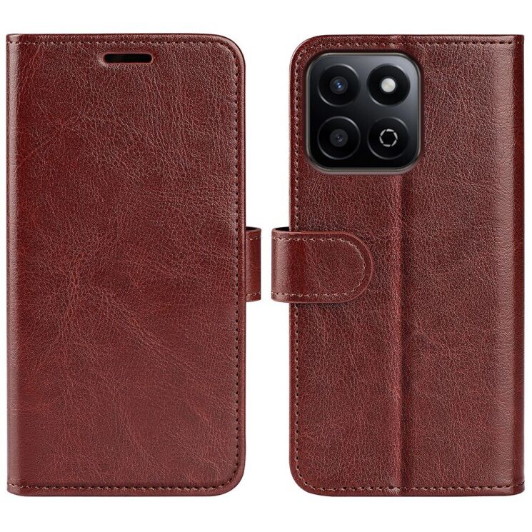 Чехол-книжка Deexe Wallet Style для Honor 200 Smart - Brown: фото 1 из 6