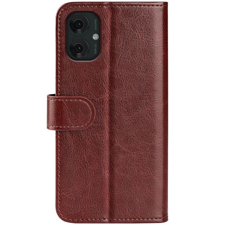 Чохол-книжка Deexe Wallet Style для Motorola Moto G55 - Brown: фото 5 з 10