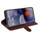 Чохол-книжка Deexe Wallet Style для Motorola Moto G55 - Brown (366127Z). Фото 3 з 10