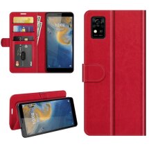 Чехол-книжка Deexe Wallet Style для Oppo A16 / Oppo A54s - Red: фото 1 из 8