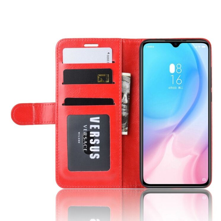 Класичний чохол-книжка Deexe Wallet Style для Xiaomi Mi CC9 / Mi 9 Lite - Red: фото 6 з 8