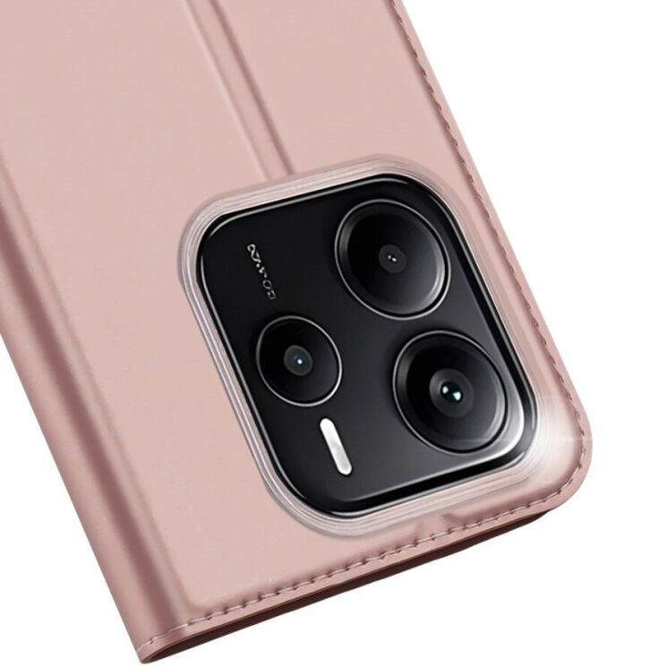Чехол-книжка DUX DUCIS Skin Pro для Xiaomi Redmi Note 14 5G - Pink: фото 2 из 9