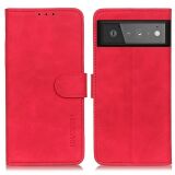 Чехол-книжка KHAZNEH Retro Wallet для Google Pixel 6 - Red (280857R)