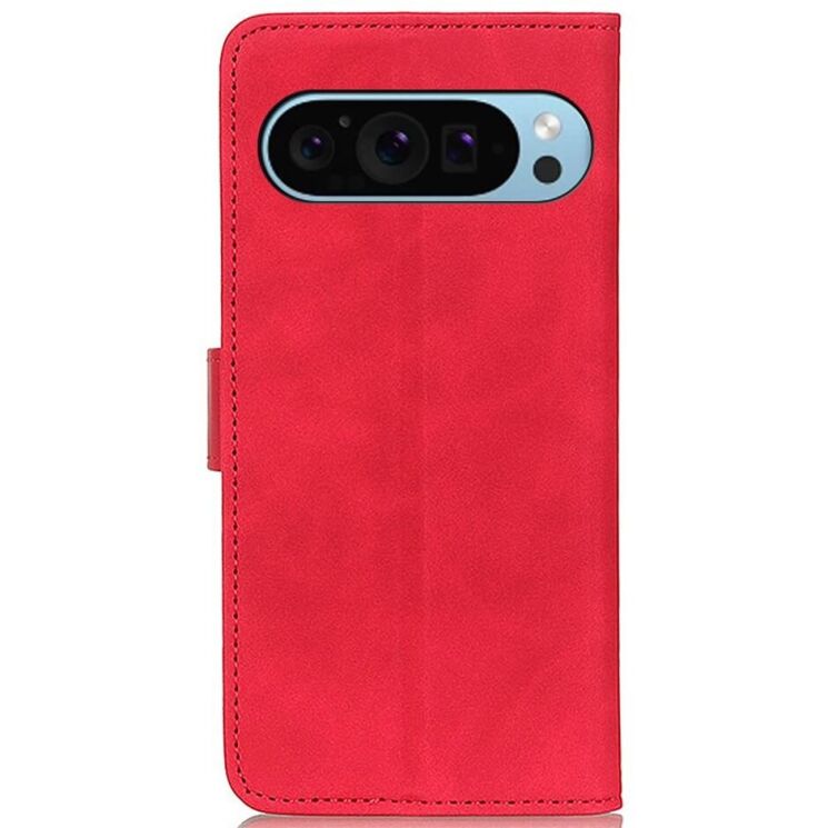Чехол-книжка KHAZNEH Retro Wallet для Google Pixel 9 / 9 Pro - Red: фото 5 из 8