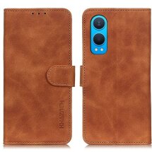 Чехол-книжка KHAZNEH Retro Wallet для OnePlus Nord CE 4 Lite - Brown: фото 1 из 8