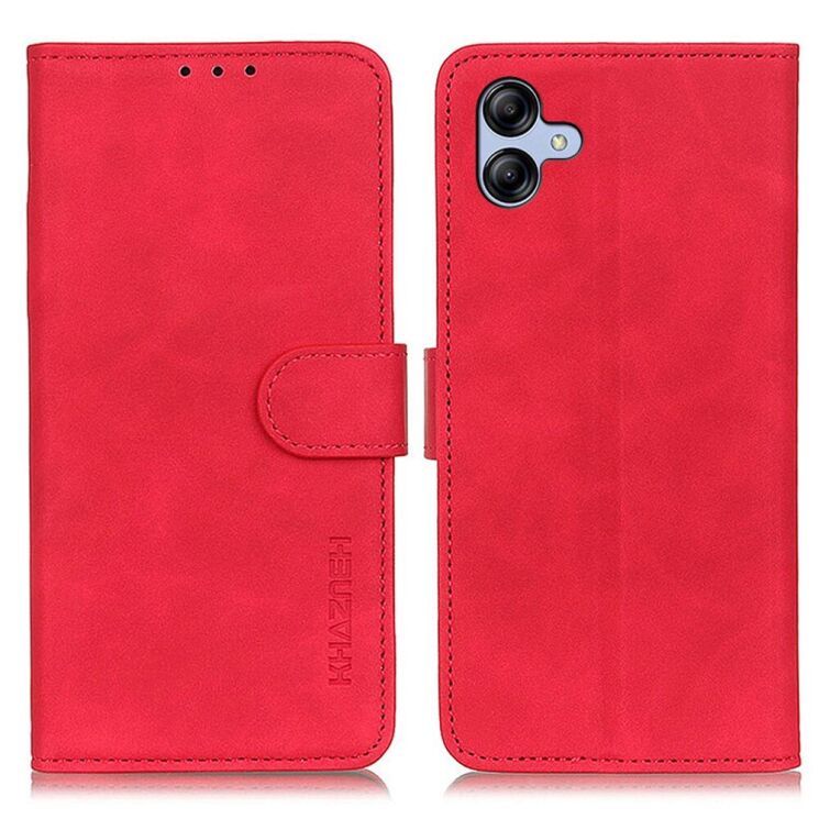 Чехол-книжка KHAZNEH Retro Wallet для Samsung Galaxy A07 (A075) - Red: фото 1 из 8