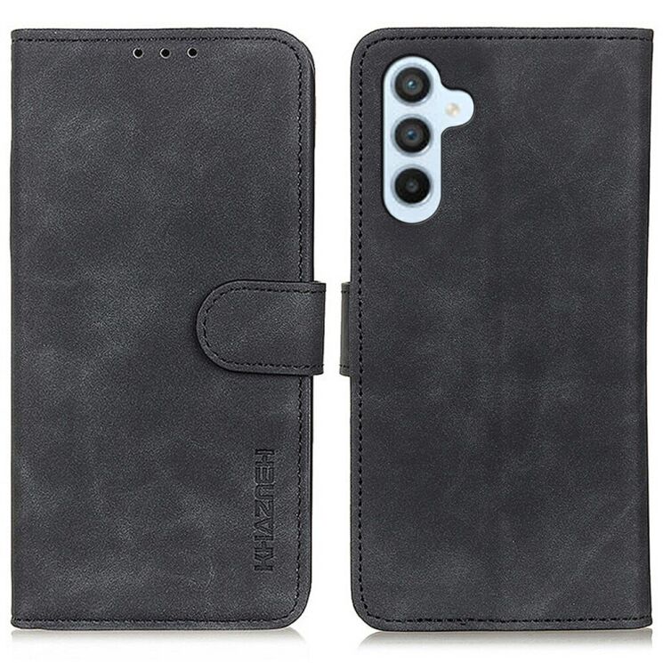 Чехол-книжка KHAZNEH Retro Wallet для Samsung Galaxy A36 (A366) - Black: фото 1 из 8