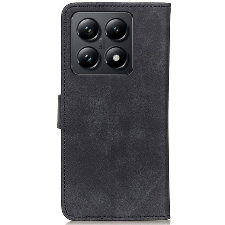 Чехол-книжка KHAZNEH Retro Wallet для Xiaomi 14T Pro - Black: фото 5 из 8