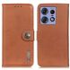 Чохол-книжка KHAZNEH Wallet Cover для Motorola Edge 50 Pro - Brown (353610Z). Фото 1 з 8