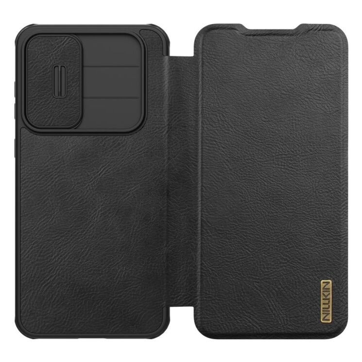 Чехол-книжка NILLKIN Qin Pro для Samsung Galaxy A56 (A566) - Black: фото 3 из 12