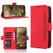 Чохол-книжка з кишеньками Deexe Wallet Stand для Motorola Edge 70 Pro - Red (412003R). Фото 8 з 15