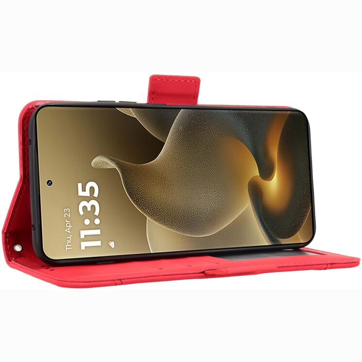 Чохол-книжка з кишеньками Deexe Wallet Stand для Motorola Edge 70 Pro - Red (412003R) Чохол-книжка з кишеньками Deexe Wallet Stand для Motorola Edge 70 Pro - Red: фото 6 з 15