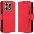 Чехол-книжка с карманами Deexe Wallet Stand для Motorola Edge 70 Pro - Red (412003R)