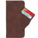 Чехол-книжка с карманами Deexe Wallet Stand для OPPO A6s / A6 - Brown (406603Z). Фото 2 из 15