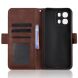 Чехол-книжка с карманами Deexe Wallet Stand для OPPO A6s / A6 - Brown (406603Z). Фото 3 из 15