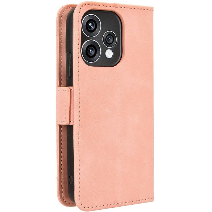 Чохол-книжка з кишеньками Deexe Wallet Stand для OPPO Reno 15 - Pink: фото 7 з 7