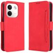 Чохол-книжка з кишеньками Deexe Wallet Stand для Xiaomi Redmi Note 17 Pro Max / 17 Pro Plus - Red (430602R)