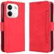 Чохол-книжка з кишеньками Deexe Wallet Stand для Xiaomi Redmi Note 17 Pro Plus - Red (430602R). Фото 1 з 8