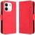 Чохол-книжка з кишеньками Deexe Wallet Stand для Xiaomi Redmi Note 17 Pro Plus - Red: фото 1 з 8