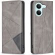 Чохол-книжка з кишеньками UniCase Geometric Pattern для Xiaomi Poco X8 Pro - Grey (409020H)