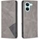 Чохол-книжка з кишеньками UniCase Geometric Pattern для Xiaomi Poco X8 Pro - Grey (409020H). Фото 1 з 11