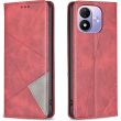 Чохол-книжка з кишеньками UniCase Geometric Pattern для Xiaomi Redmi Note 17 Pro - Red (429504R)