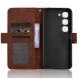 Чохол-книжка з кишеньками Deexe Wallet Stand для Infinix Hot 70 Pro - Brown (331102Z). Фото 4 з 15