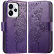 Чехол-книжка с рисунком UniCase Butterfly Pattern для OPPO Reno 15 F/FS - Dark Purple (405840DV)