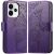 Чехол-книжка с рисунком UniCase Butterfly Pattern для OPPO Reno 15 F/FS - Dark Purple: фото 1 из 8