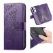 Чехол-книжка с рисунком UniCase Butterfly Pattern для OPPO Reno 15 F/FS - Dark Purple (405840DV). Фото 3 из 8