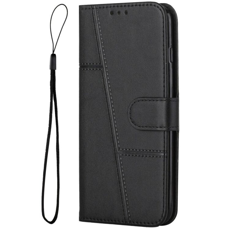 Чехол-книжка с застежкой UniCase Jet Cover для Motorola Moto G57 / G57 Power / G67 Power - Black: фото 4 из 10