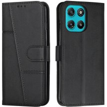 Чехол-книжка с застежкой UniCase Jet Cover для Motorola Moto G57 / G57 Power / G67 Power - Black: фото 1 из 10