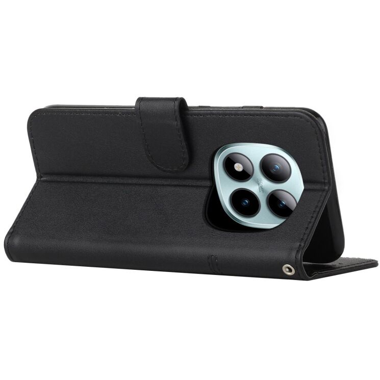 Чехол-книжка с застежкой UniCase Jet Cover для Xiaomi Redmi Note 15 Pro - Black: фото 3 из 10