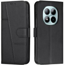 Чехол-книжка с застежкой UniCase Jet Cover для Xiaomi Redmi Note 15 Pro - Black: фото 1 из 10