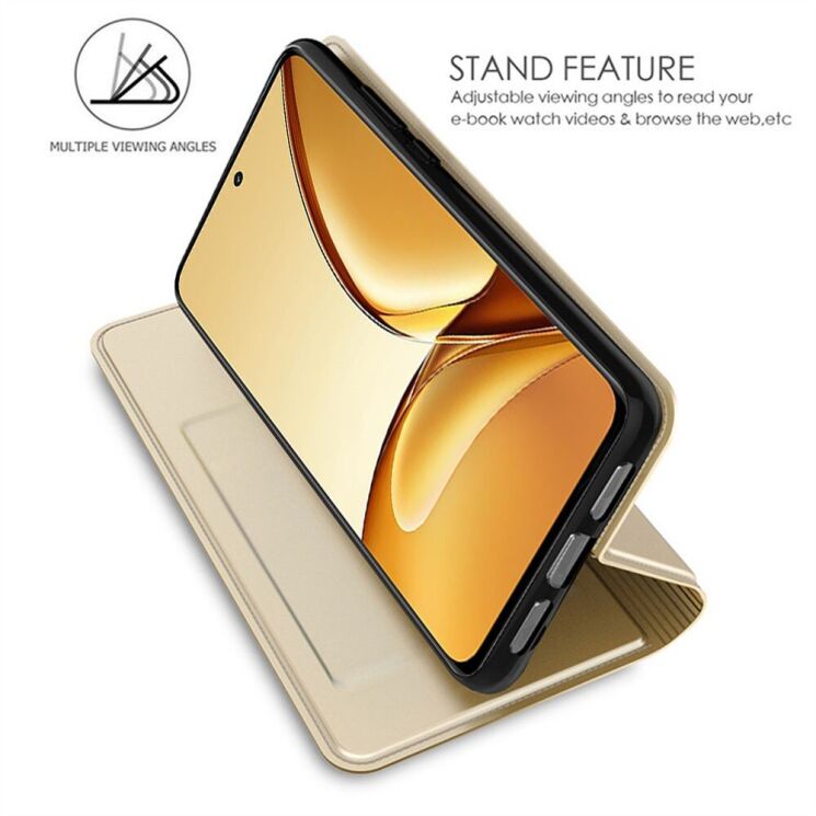 Чехол-книжка UniCase Business Wallet для Realme C75 - Gold: фото 2 из 7