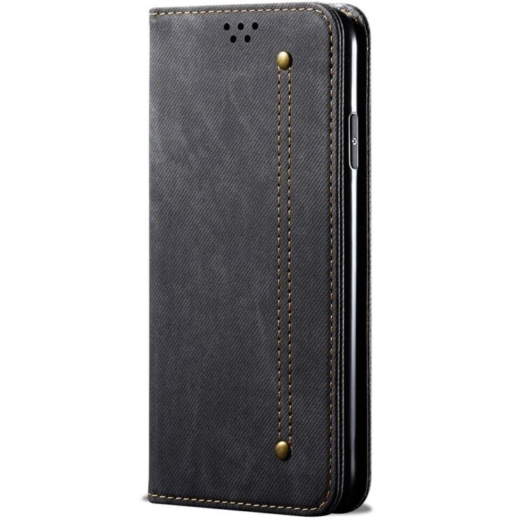 Чохол-книжка UniCase Jeans Wallet для OPPO Reno 12 - Black: фото 5 з 6