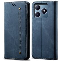Чехол-книжка UniCase Jeans Wallet для Realme C63 / C61 / Note 60x - Blue: фото 1 из 6