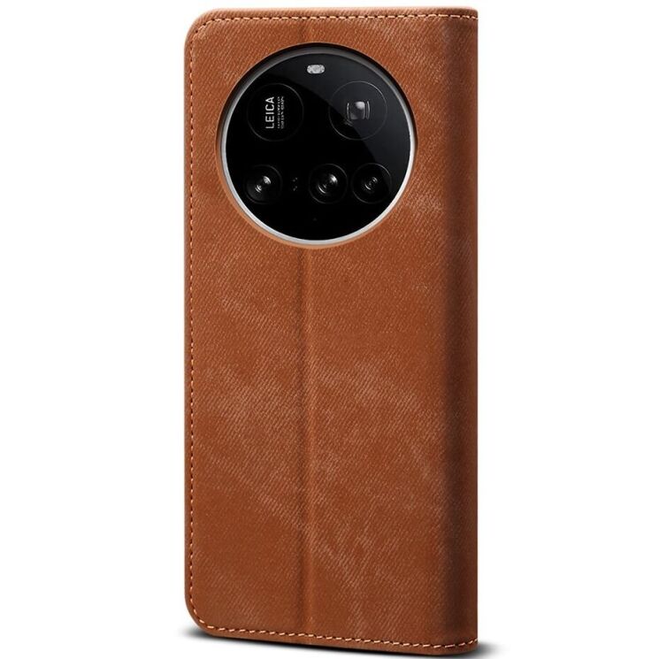 Чехол-книжка UniCase Jeans Wallet для Xiaomi 15 Ultra - Coffee: фото 6 из 6