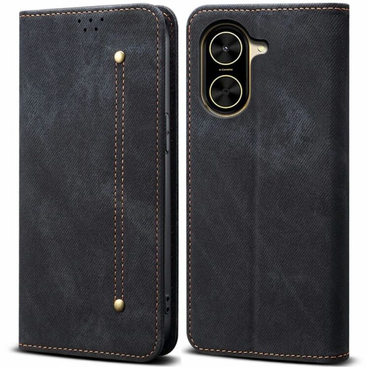 Чехол-книжка UniCase Jeans Wallet для Xiaomi Redmi A5 - Black: фото 1 из 7