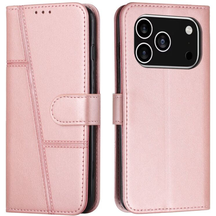Чохол-книжка UniCase Jet Cover для Apple iPhone 17 Pro - Rose Gold: фото 1 з 11