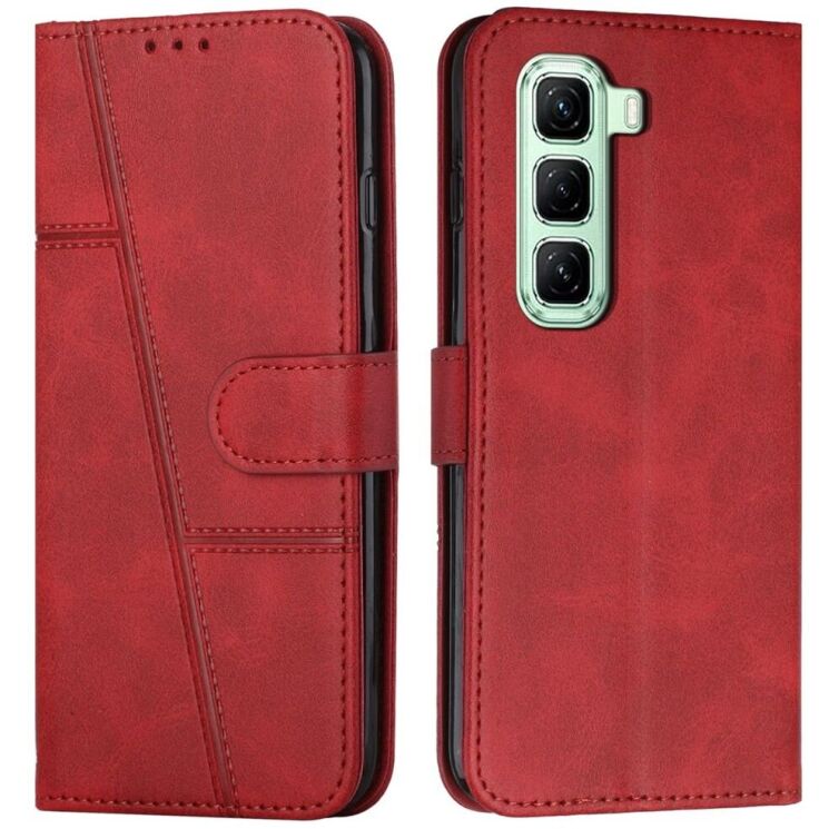 Чохол-книжка UniCase Jet Cover для Infinix Hot 50 - Red: фото 1 з 10
